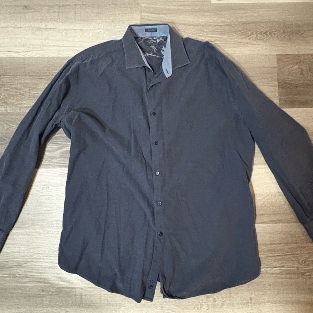 Paul & Shark Men's Gray Button-Up Shirt